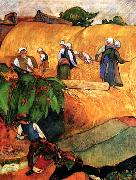Paul Gauguin Harvest Scene oil painting artist